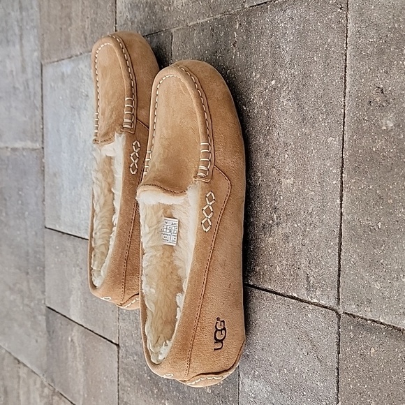 UGG Ansley Water Resistant Slipper Sz 8 Chestnut Brown Womens - Picture 7 of 10